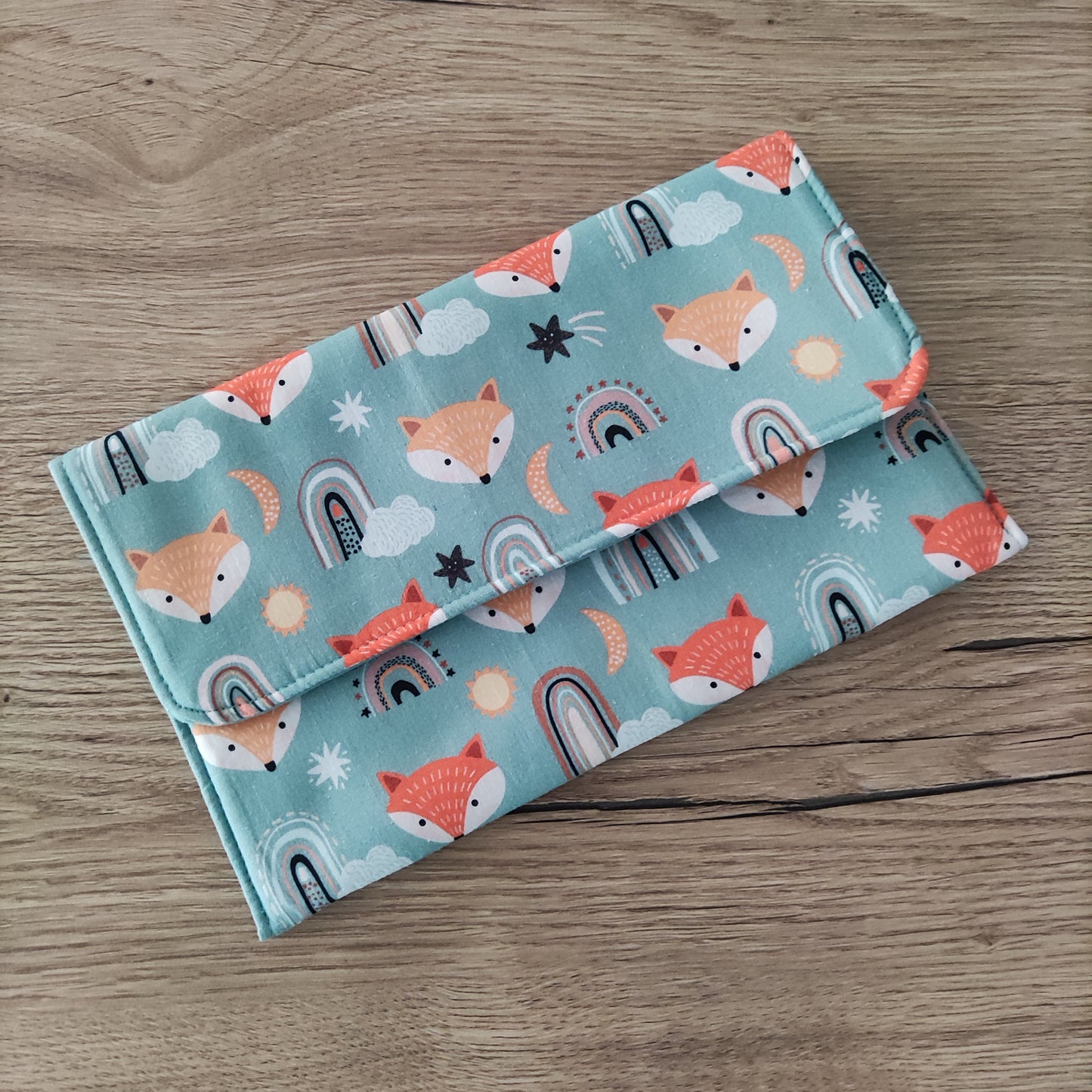 Porta tovagliolo asilo con tovagliolo - Volpine