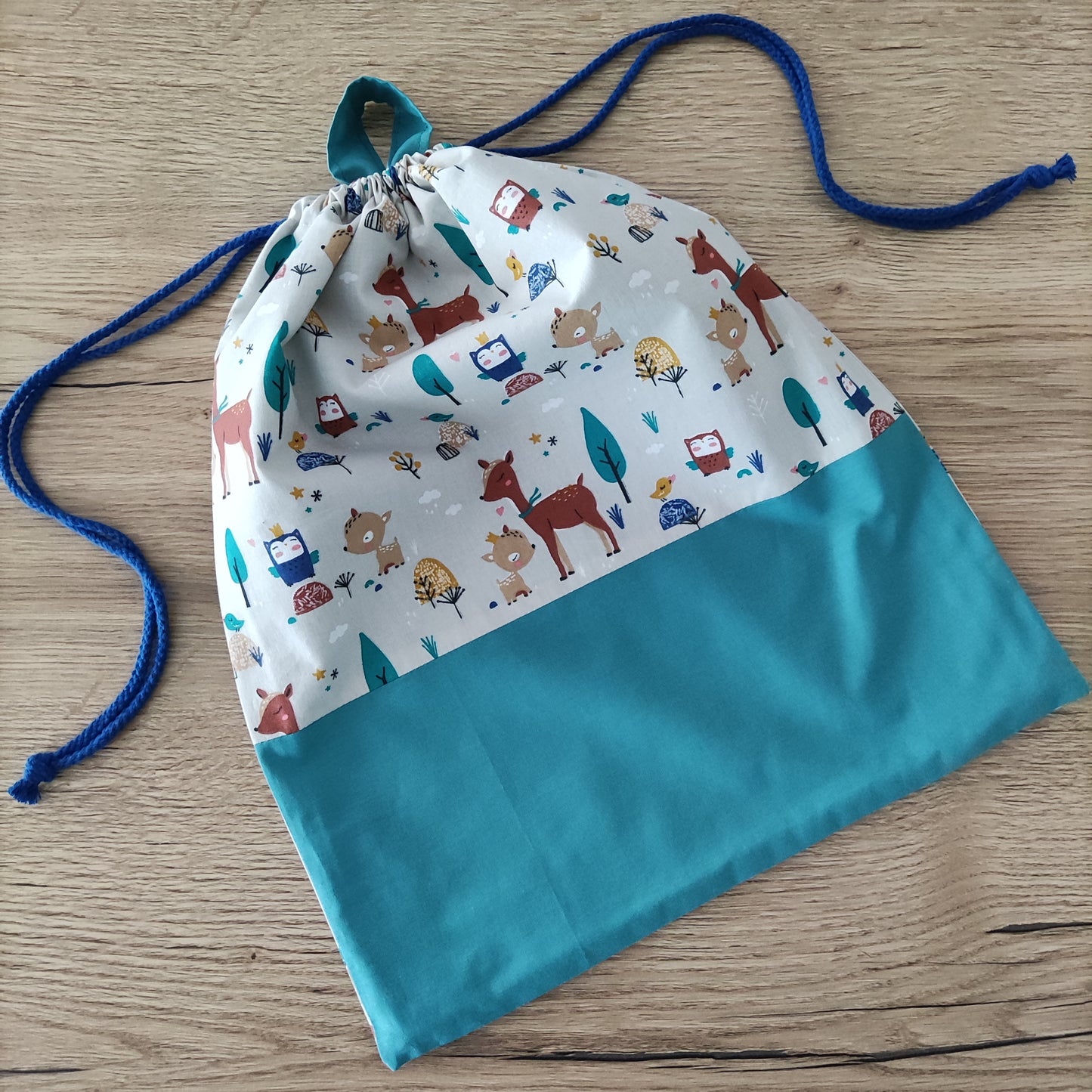 Sacca asilo - Bosco cerbiatti e gufetti