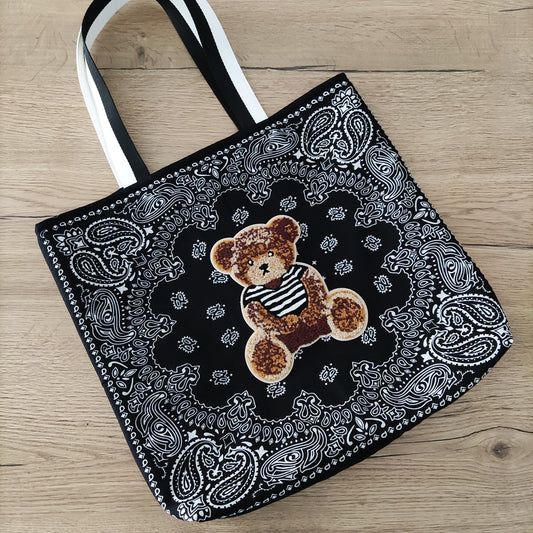 Borsa bandana con orsetto