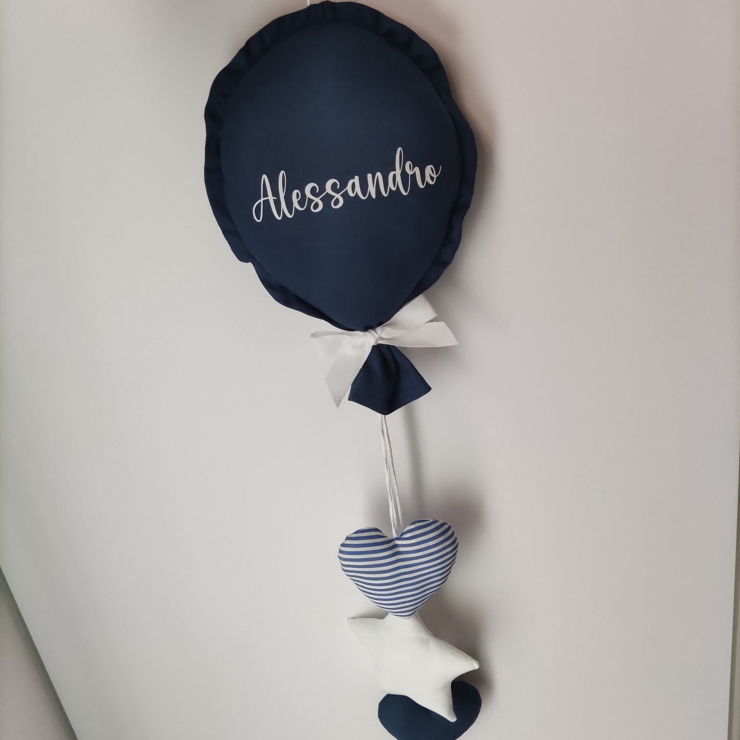 Palloncino nascita con pendagli MISURA GRANDE