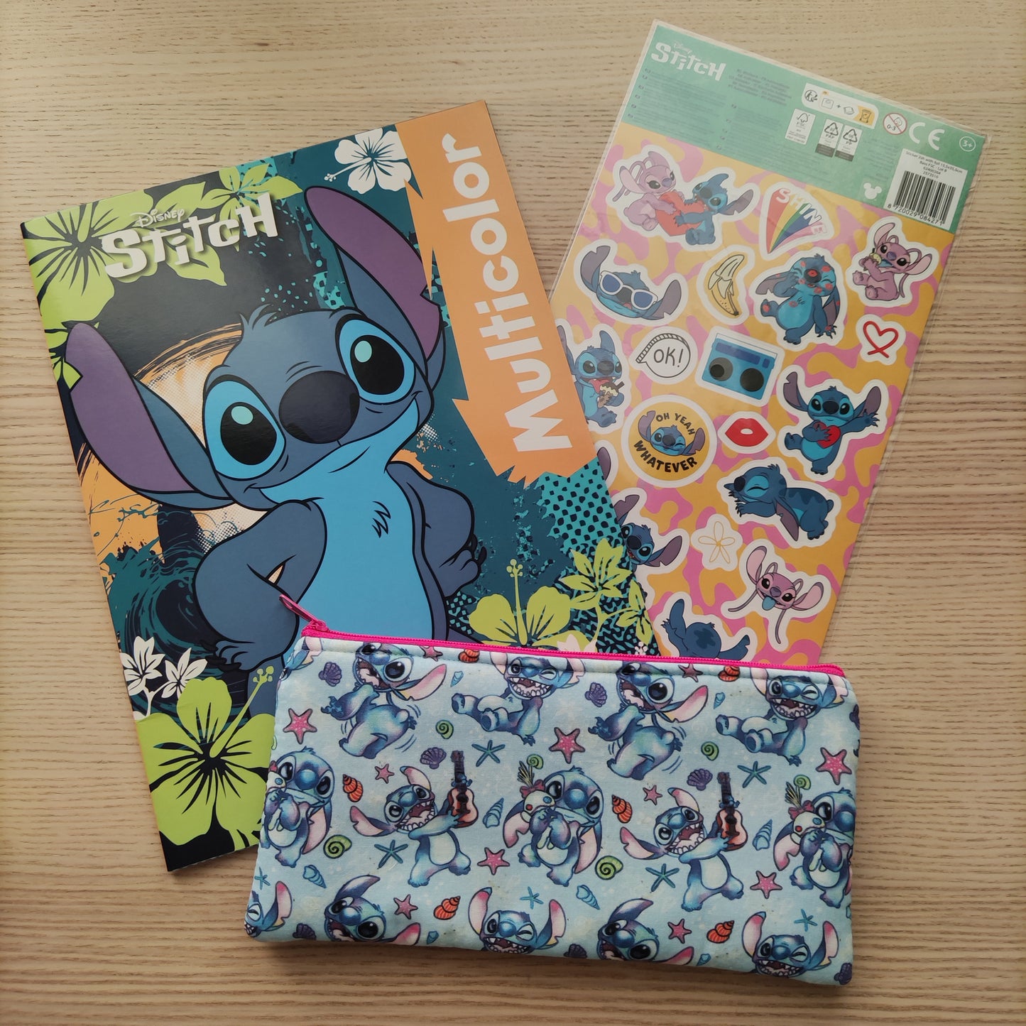 Astuccio Stitch azzurro