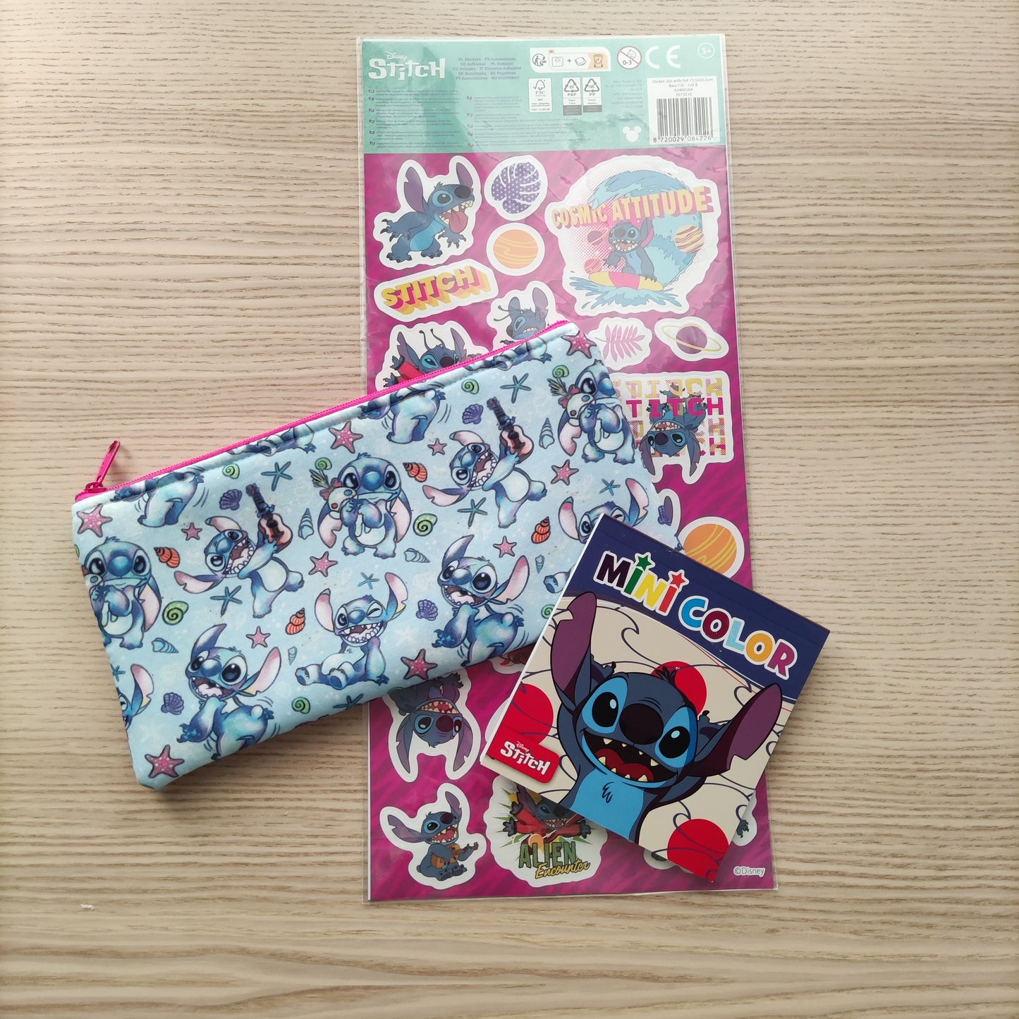 Astuccio Stitch azzurro  - 2