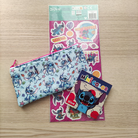 Astuccio Stitch azzurro  - 2
