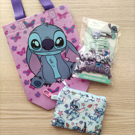 Mini Pochette Stitch azzurra - 2