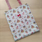 Shopper con fodera Stitch rossa