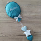 Palloncino nascita con pendagli MISURA GRANDE