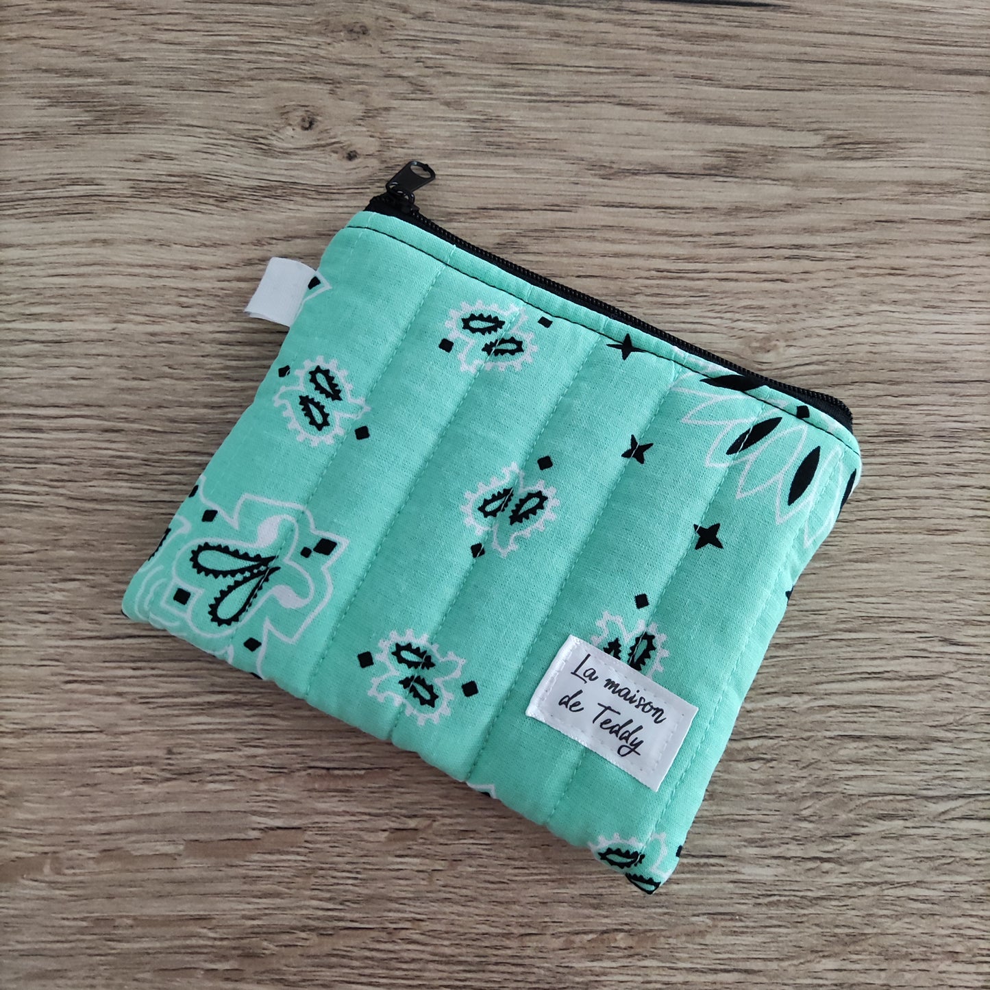 Mini pochette bandana trapuntata