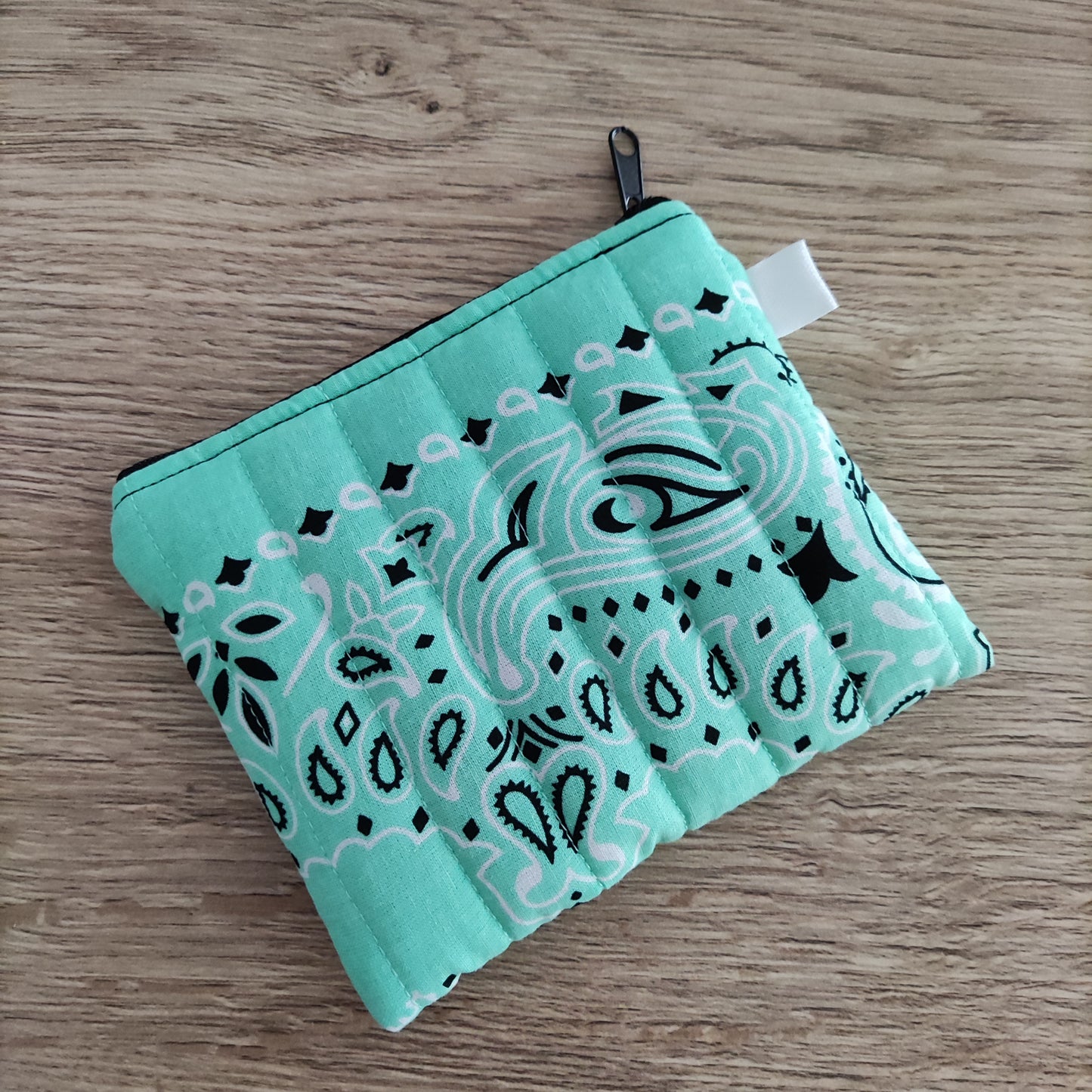 Mini pochette bandana trapuntata