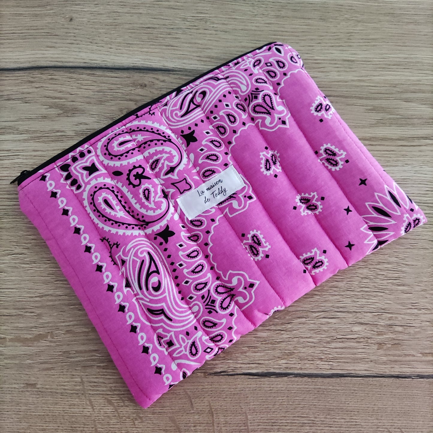 Pochette piatta bandana trapuntata
