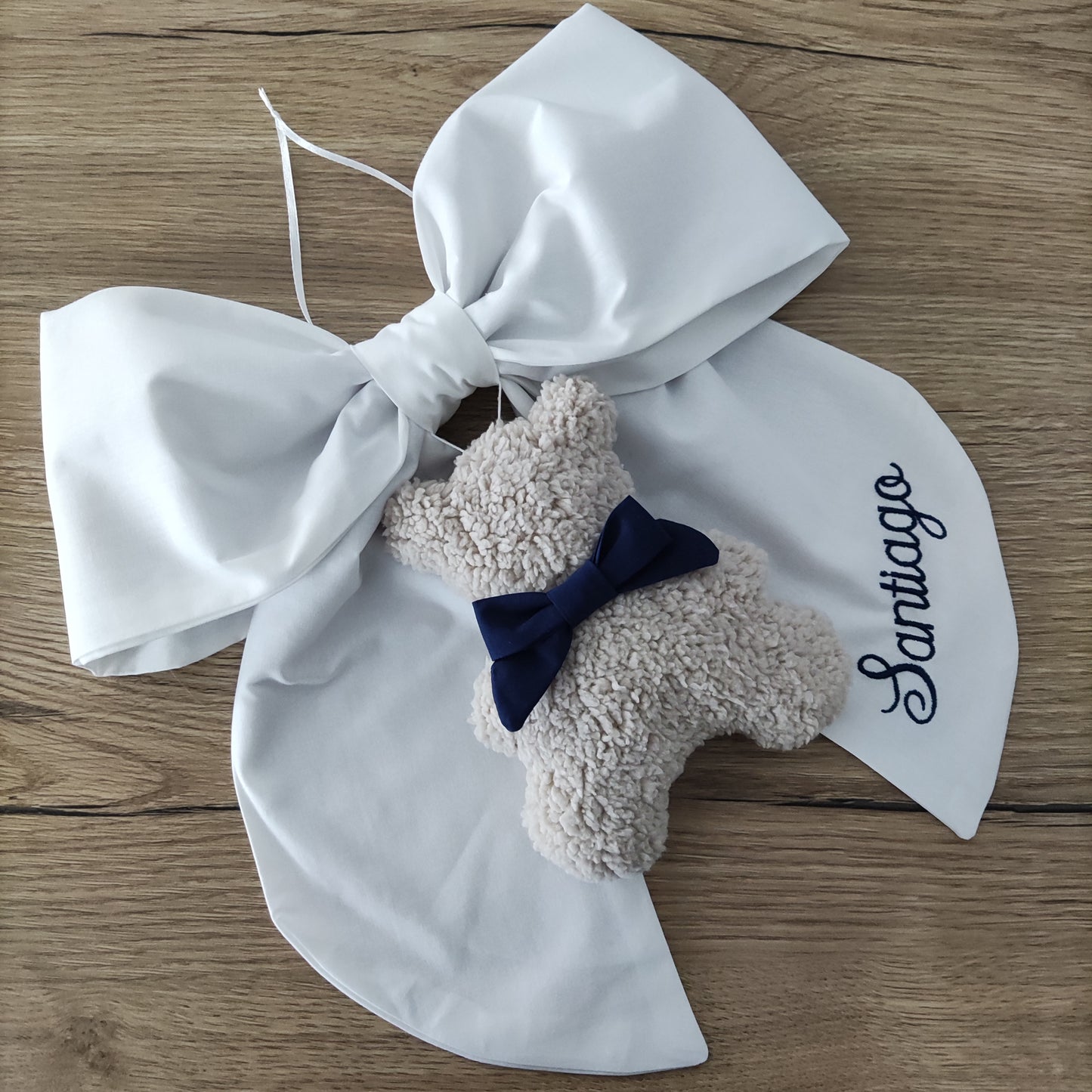 Fiocco nascita Essential con orsetto Teddy - Clinica