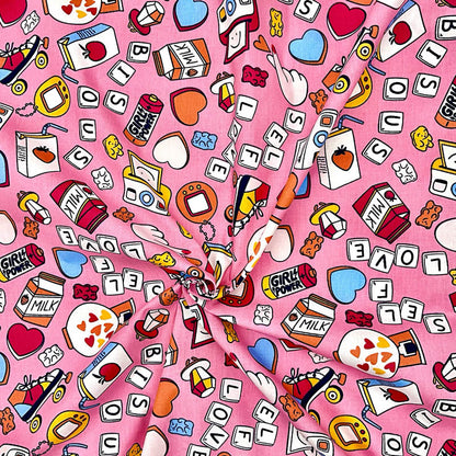 Cesta in tessuto porta prodotti/trucco