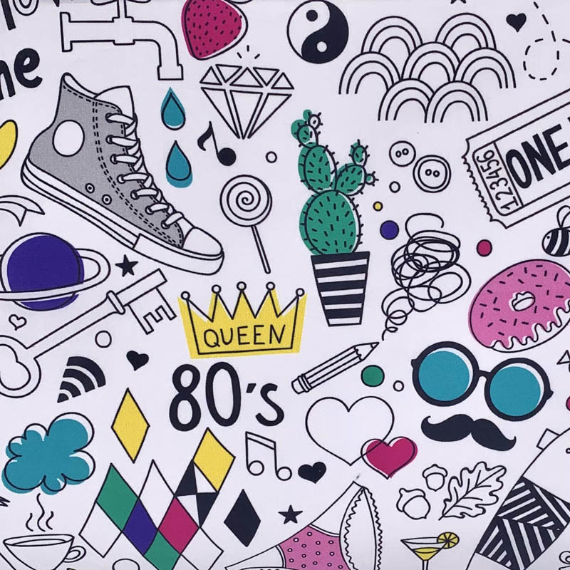 Cesta in tessuto porta prodotti/trucco